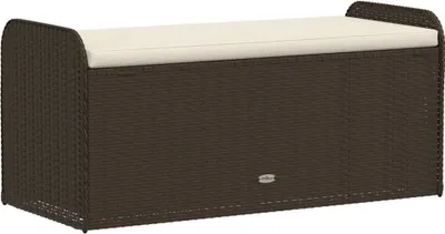 Zdjęcie produktu dla VidaXL 365729, Kremowy, Rotang, Stal, 110 kg, Dorośli i dzieci, 1100 mm, 500 mm