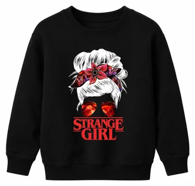 Obrázek produktu pro Strange Girl Stranger Fan Demogorgon Bandana Sunglasses Uni dětská mikina, černá, 104