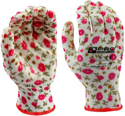 Produktbild von Pro Polyester-Nitril Arbeitsschutzhandschuhe für Gartenarbeit, Größe 9