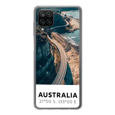 Produktbild von MuchoWow® Handyhülle Schutzhülle Hülle für Samsung Galaxy A12 Australien - Meer - Schnellstraße - Sommer Silikon Softcase Handy Hülle - Bild