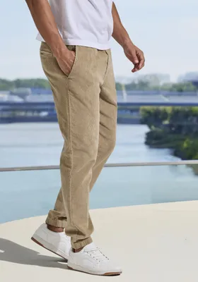 Produktbild von JOHN DEVIN Jogger Pants bis Größe 5XL - elastische Cordhose camel Größe XXL