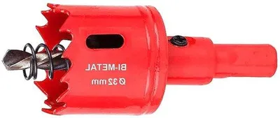 Obrázek produktu pro Bimetalový vrták s vyřezávačem otvorů o průměru 32 mm