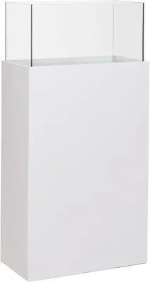 Immagine prodotto di VIVANNO Lanterna in alluminio composito CANDELA XL Rettangolare, bianco opaco - 50x26x100 cm