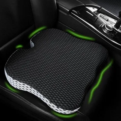 Produktbild von Famanu Sitzkissen Ergonomisch - Waschbare Hülle - Schwarz