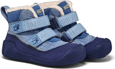 Produktbild von Affenzahn Lauflerner Vegan Snuggy Elephant Klettstiefel Blau : 25