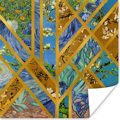 Produktbild von MuchoWow® Poster Van Gogh - Alte Meister - Kunst 75x75 cm - Wand Dekoration