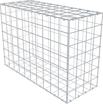 Produktbild von Gabione 100 cm x 70 cm x 40 cm (L x H x T), Maschenweite 10 x 10 cm, Spiralring