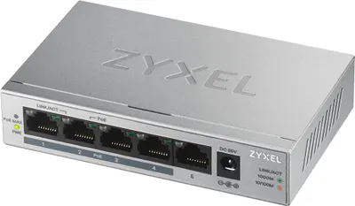 Produktbild von Zyxel GS1005-HP 5-Port Desktop PoE+ Switch