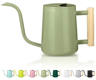 Productafbeelding van Gieter kamerplanten - Gieter binnen - Roestvrij staal - 1 liter - Avocadogroen