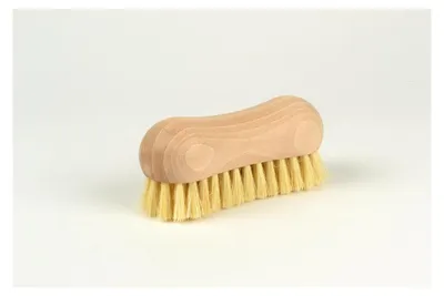 Image de Balayette Linea en bois et tampico, 15 cm