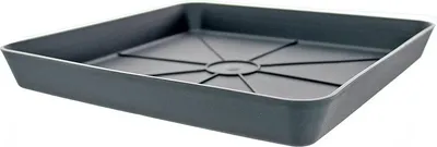 Produktbild von Livinja Untersetzer 34er Pflanztopf Crotone 26 x 26 cm anthrazit eckig Polypropylen