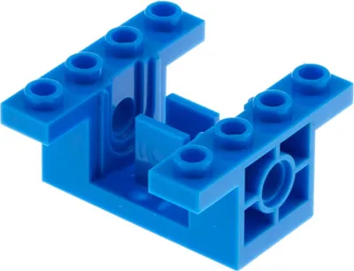 Produktbild von 1x Lego Technic Getriebe Halter 4x4x1 blau Zahnrad 8280 8277 658523 28830 6585