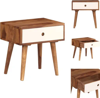 Produktbild von vidaXL Nachttisch 45 x 30 x 45 cm Massivholz -  Nachttische