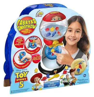 Imagen del producto de Bandai, Kit creativo "Toy Story 5" para hacer pelotas antiestrés, modelo CO08513, con accesorios