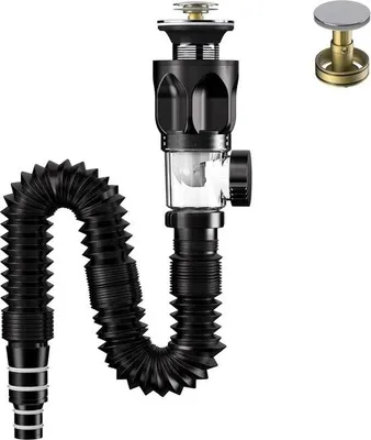 Obrázok produktu pre Kompaktný sifón pre umývadlo, výsuvný 300–955 mm