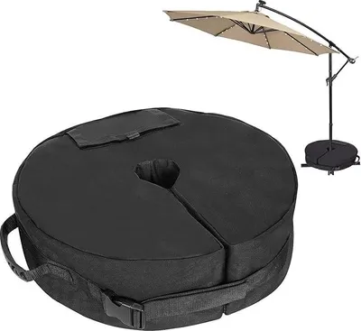 Image de Poids Parasol 40 kg - Poids de base résistants pour parasol banane - Pied en croix - Sacs de sable supplémentaires - Pied Parasol Patio Outdoor