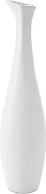 Zdjęcie produktu dla Wazon ceramiczny RISO 15x60 cm biały elegancki