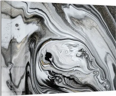 Produktbild von DEQORI Magnettafel Glas 120x90 cm 'Aufwendiger Marmordekor' beschreibbar Whiteboard