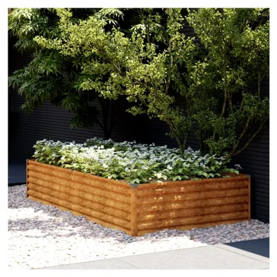 Produktbild von Hochbeet 195x100x36 cm aus Cortenstahl
