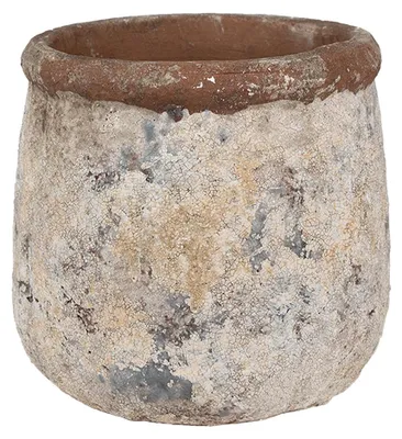 Obrázek produktu pro Květináč Clayre & Eef Ø 18x17 cm Béžová terakota