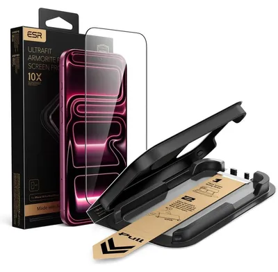 Obrázok produktu pre Ochranné sklo Tvrdené sklo ESR ULTRAFIT ARMORITE PRO pre iPhone 17 Pro Max / 18 Pro Max, čierne