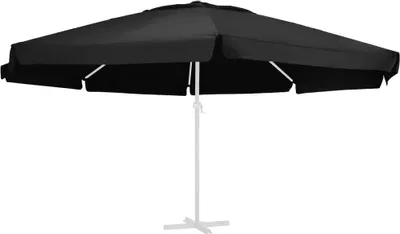Obrázok produktu pre Náhradná látka pre vonkajší slnečník čierna 610 cm