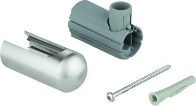 Produktbild von GROHE Brausestangenhalter 48098, für Euphoria Brausestangenset, untere Konsole zur Befestigung der Brausestange, supersteel