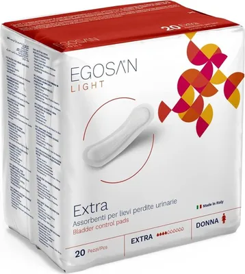 Image de Egosan Light Extra - 1 paquet de 20 protections