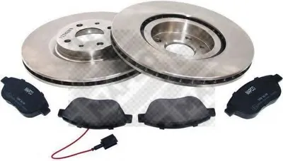 Produktbild von MAPCO Bremsenset Vorne Bremsscheiben Beläge Satz für FIAT MULTIPLA (186) 284mm