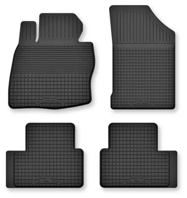 Produktbild von Gummi-Fußmatten für Hyundai Tucson IV 2021- (SUV) – 4-tlg, Schwarz, Semi-Universal, angepasst – Wielganizator Semi-Universal