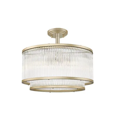 Produktbild von ZUMALINE Deckenleuchte 42 cm 5x E14 matt gold SERGIO C0528-05H-V6AC