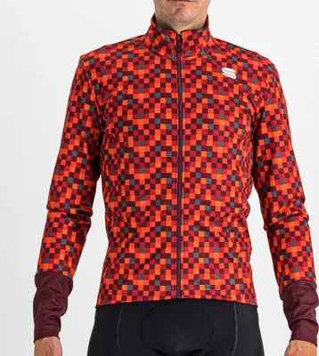 Produktbild von SPORTFUL Fahrrad-Thermojacke - PIXEL - Rot/Braun M