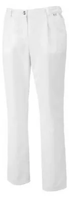 Immagine prodotto di BP 1647-400-21-44s Pantaloni da donna, con pinces e tasche, tessuto misto 215,00 g/m², bianco, 44s