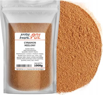 Zdjęcie produktu dla CYNAMON MIELONY 1kg Naturalny aromatyczny przyprawa wysoka jakość Kol-Pol