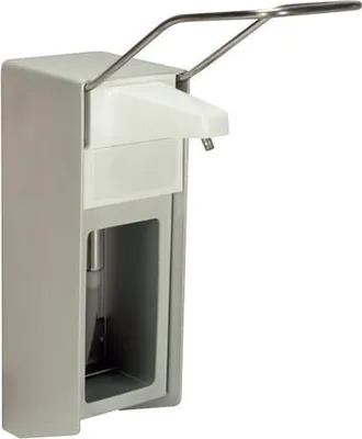Produktbild von 1x Wandspender 27,5 cm x 8,5 cm x 23,5 cm aus Aluminium 500 ml Langarmhebel