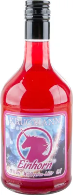 Produktbild von Krugmann Einhorn Wildbeeren Likör 15 % JGA Fete Fest Junggesellenabschied 0,7 L