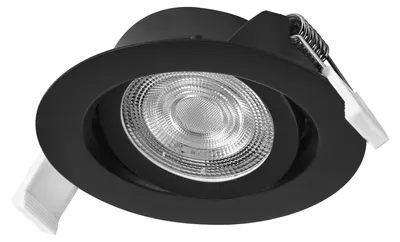 Image de OSRAM 4099854595592 Kit de spots LED encastrables orientables 4,9 W Noir