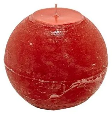 Imagen del producto de Cactula Kugelkerze (vela en forma de cactus) - Diámetro: 12 cm - Color: Rojo - Tiempo de combustión: aproximadamente 110 horas