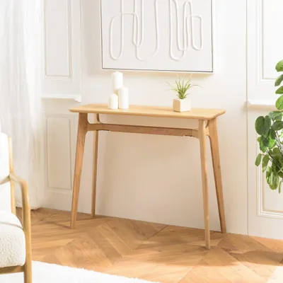 Image de SYA - Console 100x35cm en chêne massif
