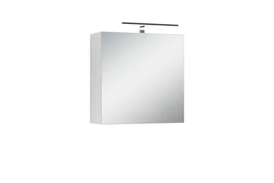 Produktbild von Spiegelschrank >SPREE< in weiß 60 x 60 x 20 cm (BxHxT)