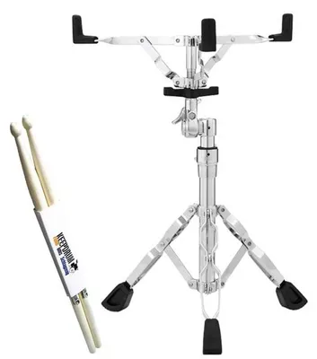 Immagine prodotto di Supporto per rullante Pearl S-830 con bacchette per batteria 1 coppia