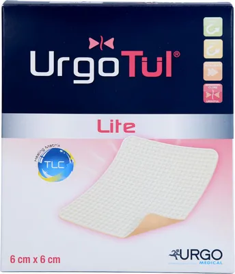 Image de Pansement UrgoTül Lite 6 cm x 6 cm, boîte de 5 pièces