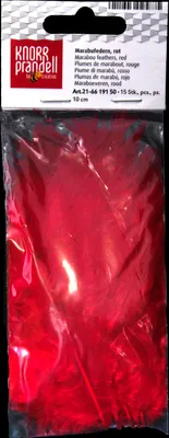 Produktbild von KNORR PRANDELL 216619150 Marabufedern ca. 10 cm rot