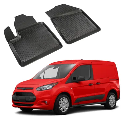 Immagine prodotto di 3D Tappeti Tappetini Auto In Gomma Su Misura Per Ford Connect Dal 2015 2 Pezzi