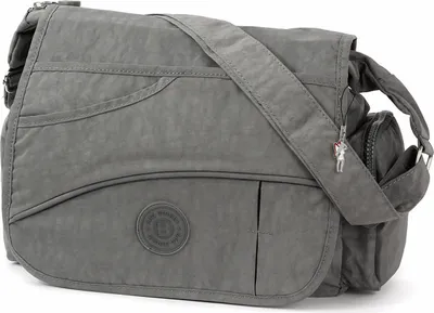Obrázok produktu pre Taška Street nylonová dámska kabelka sivá 32x13x20 OTJ214K