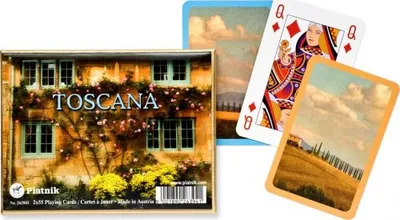 Produktbild von Piatnik Toscana Spielkarten – Doppeldeck