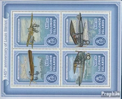 Produktbild von Briefmarken Salomoninseln 2017 Mi 4295-4298 Kleinbogen (kompl. Ausg.) postfrisch Louis Blériot