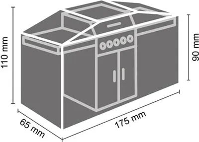 Produktbild von Perel Garden Grillabdeckung 175 cm
