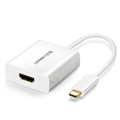 Image de Ugreen adaptateur USB type C (mâle) vers HDMI (femelle) Convertisseur blanc