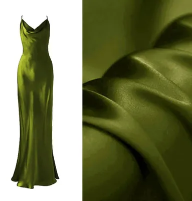 Produktbild von 100% reiner Seidensatin-Stoff für Kleidung und Accessoires